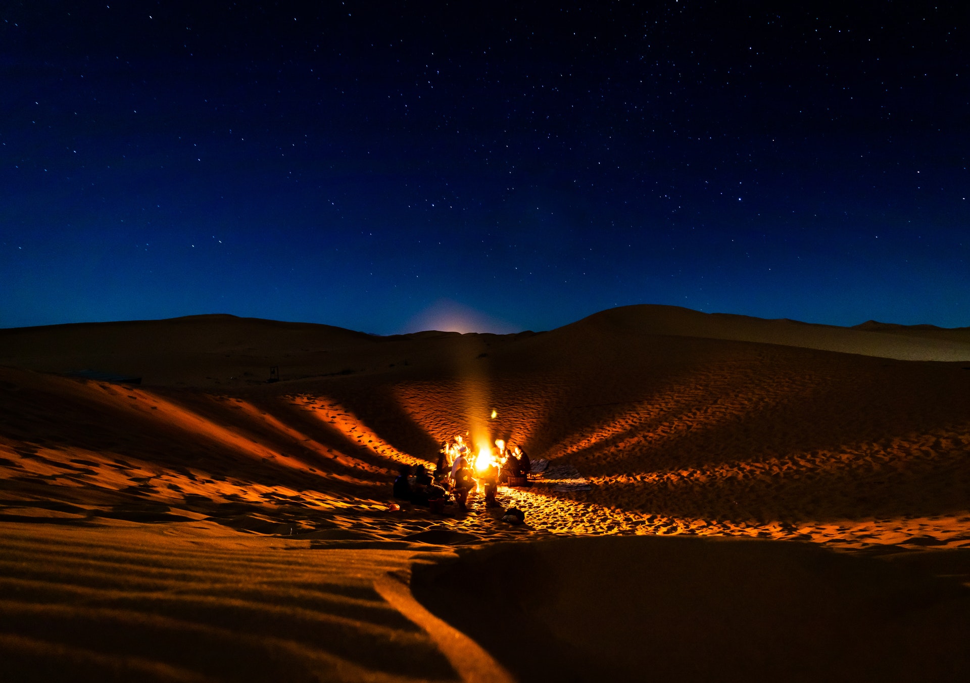 Woestijnovernachting in Marokko